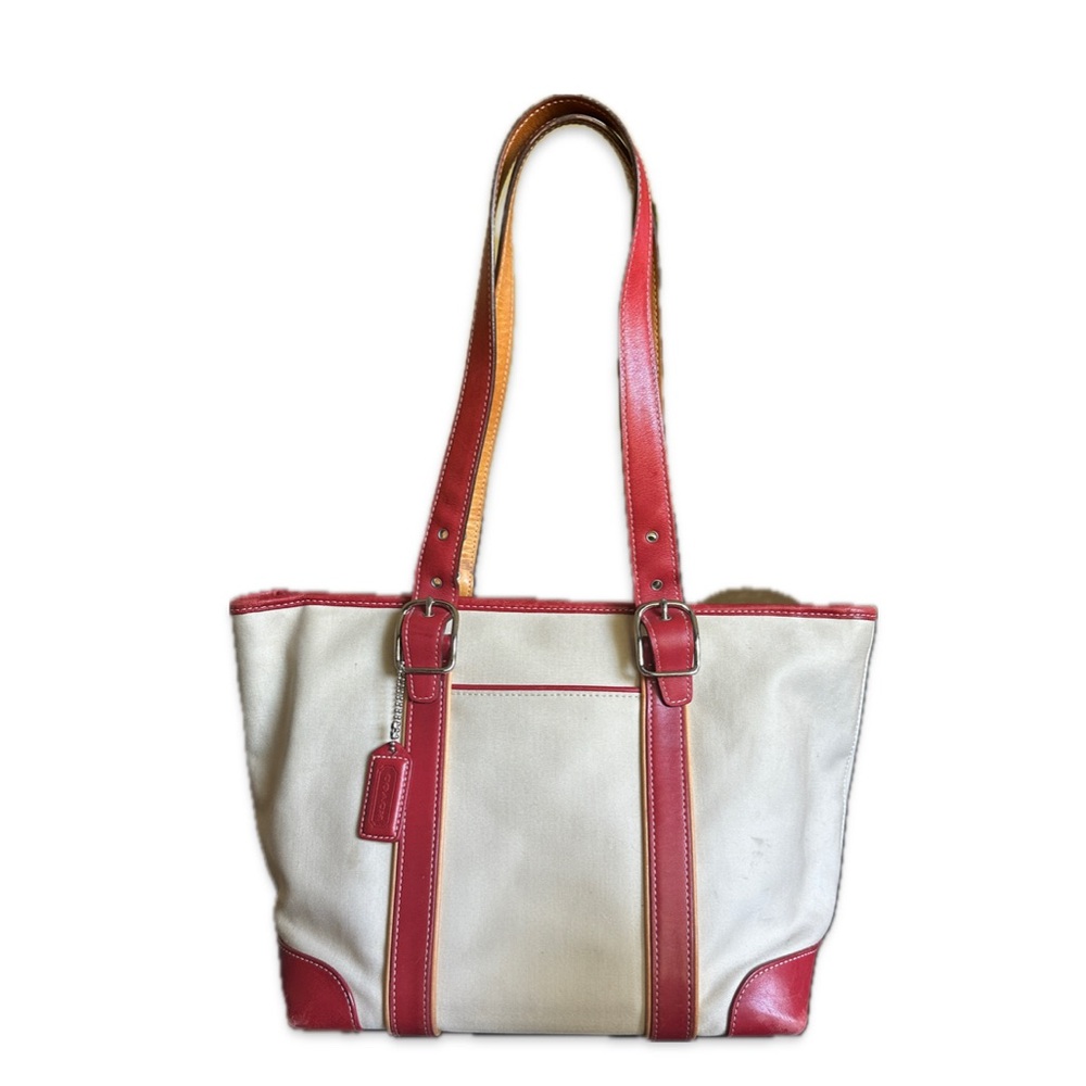 Coach Hampton Canvas Tote